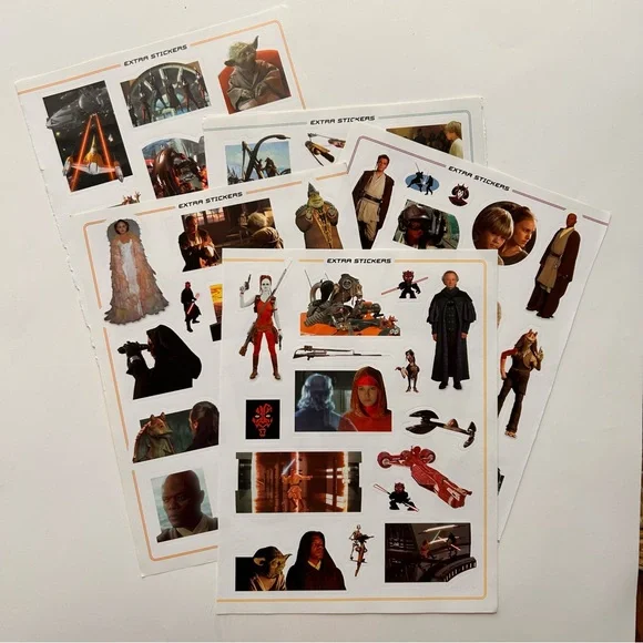 Star Wars Sticker Sheets - Character & Scene Set - Picture 2 of 3